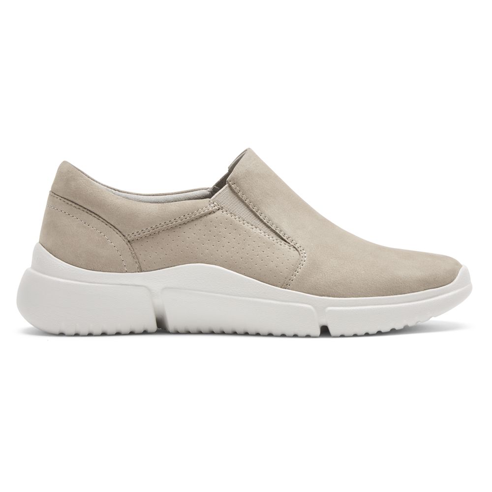 Rockport R-Evolution Washable Slip-On - Womens Sneakers - Beige - NZ (YHZ-298156)